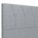 Cabeceira Cama Casal King 195cm Aura Suede W01 Cinza - Mpozenato