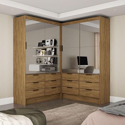 Closet Casal Sevilha 4 Portas Premium 12 Gvts Carioca Móveis