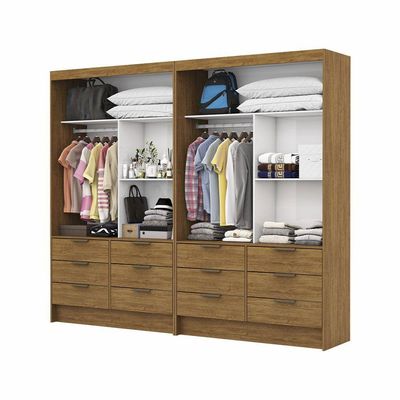 Closet Casal Sevilha 4 Portas Premium 12 Gvts Carioca Móveis