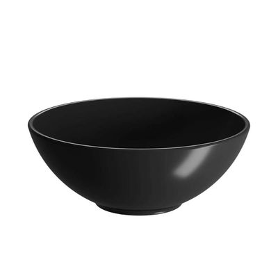 Bowl 120ml Preto Coza Plástico Molheira Sunomono Shimeji Redondo Servir Molhos Geleias