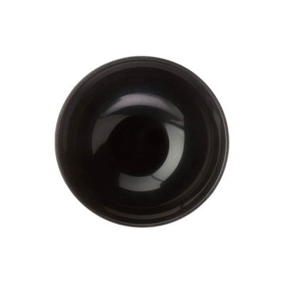 Bowl 120ml Preto Coza Plástico Molheira Sunomono Shimeji Redondo Servir Molhos Geleias