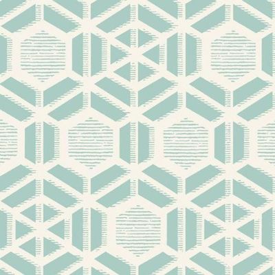 Papel De Parede Capri Geométrico Verde 190512601