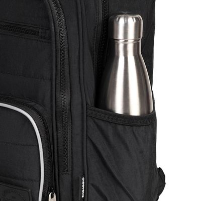 Mochila Escolar Masculina Juvenil Color Block U / Preto