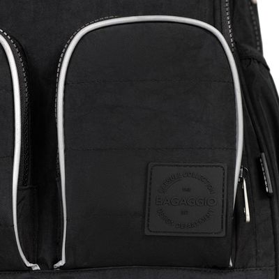 Mochila Escolar Masculina Juvenil Color Block U / Preto