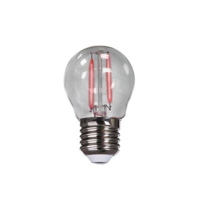 Lâmpada Led Bolinha Filamento 2w Vermelha Bivolt Avant