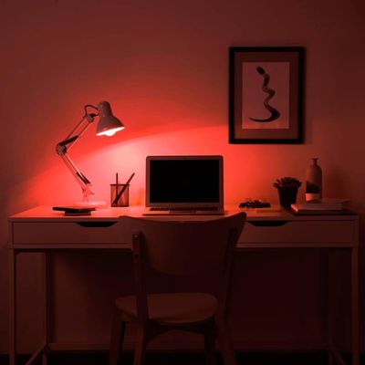 Lâmpada Led Bolinha Filamento 2w Vermelha Bivolt Avant