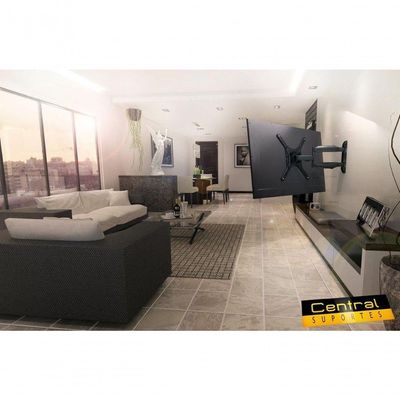 Suporte Articulado Para Tv De 26 A 55 Com Braço Longo Kma28-443l