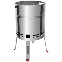 Churrasqueira a Carvão Tramontina TCP 400 em Aço Inox com Bandeja para Carvão em Aço Esmaltado