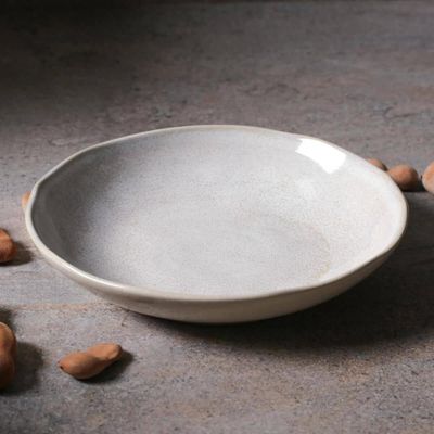 Conjunto de Jantar 12 Peças Bio Latte Prato Raso Fundo Bowl Off White Mesa Posta Porto Brasil