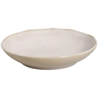 Jogo de Pratos Cerâmica Porto Brasil 12 Peças Bio Latte Rasos Fundos Sobremesa 4 Pessoas