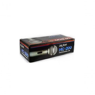 Microfone Leson Mc-200 Dinamico Champanhe