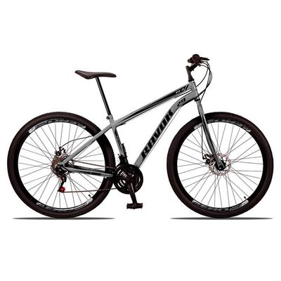 Bicicleta Aro 29 Shimano Traseiro Aço 21 Velocidades Marchas Cor:grafite