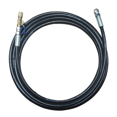 Mangueira Para Nitrogenio 8 Metros 1/4" Sae Com Registro Bola 1/4"