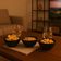 Conjunto 6 Cumbucas 500ml Bowl Plástico Redondo Preto Cozy Prato para Cereal Petiscos Caldos Iogurte