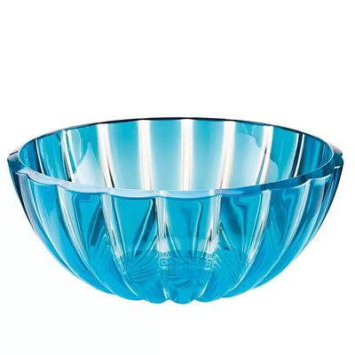 Saladeira bowl em bio plástico Guzzini Dolcevita 25cm turquesa
