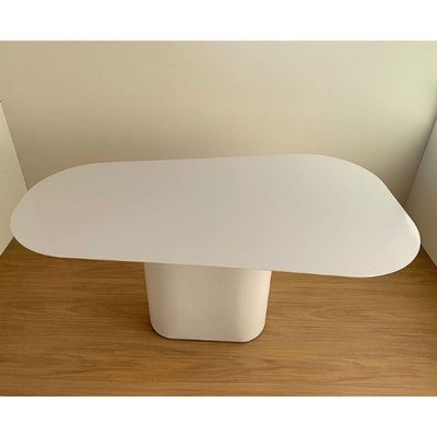 Mesa De Jantar Modelar Orgânica Laqueada 160x90