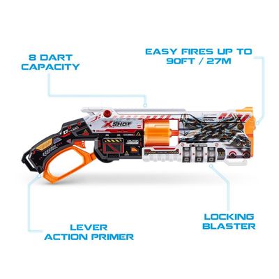 Lancador Xshot Skin Lockable Blaster 16 Dardos