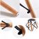 Conjunto De Mesa Redonda Eames 100cm Preto + 4 Cadeiras Eiffel Dsw Preto