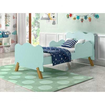 Mini Cama Infantil Nuvem Angel Menta