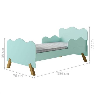 Mini Cama Infantil Nuvem Angel Menta