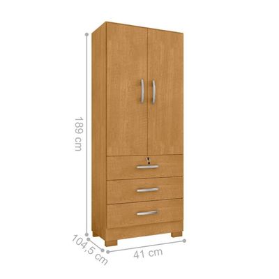 Roupeiro 2 Portas E 3 Gavetas Sneek