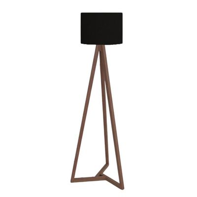Luminaria Abajur Redonda Dubai Preto