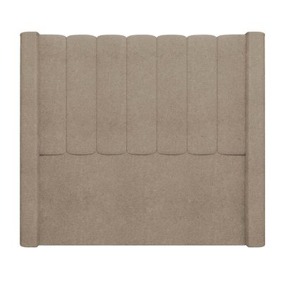 Cabeceira Casal King Cama 195cm Claire I02 Bouclê Capuccino - Mpozenato
