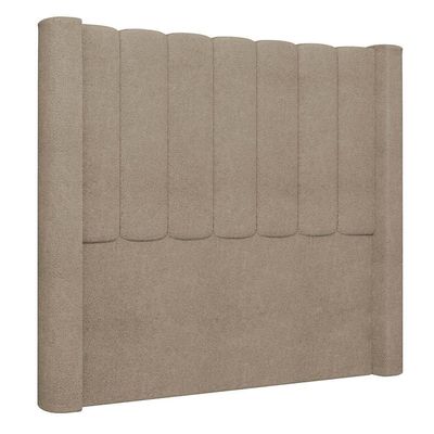 Cabeceira Casal King Cama 195cm Claire I02 Bouclê Capuccino - Mpozenato