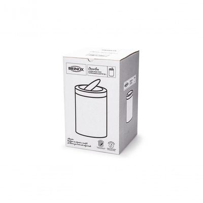 Lixeira Inox Tampa Basculante 7,8l Decorline 18,5x29cm