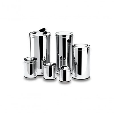 Lixeira Inox Tampa Basculante 7,8l Decorline 18,5x29cm