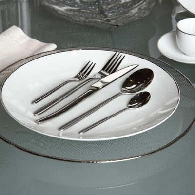 Faqueiro em aço inox Kenya 30 Peças prata