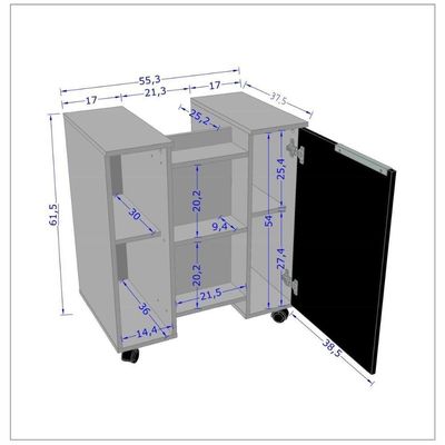 Gabinete Para Banheiro Geel Branco