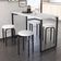Conjunto Mesa De Cozinha 120cm 4 Banquetas