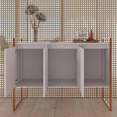 Aparador Estilo Industrial Buffet Com 3 Portas