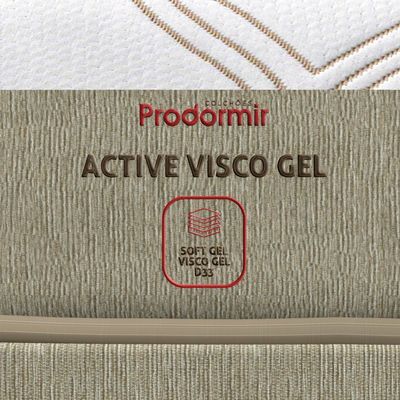 Colchão Solteiro Espuma Visco Gel Prodormir Active In Box