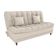 Sofá Cama Duda Boucle Bege Matrix Sala Premium Original 3 Lugares