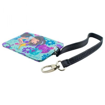 Etiqueta Bagagem Preta Aladdin Jasmine 10.5x7.5cm Disney