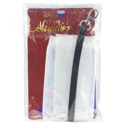 Etiqueta Bagagem Preta Aladdin Jasmine 10.5x7.5cm Disney