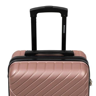 Mala de Bordo ABS 4 Rodas Detroit Rose P / Rosé