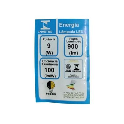 Lâmpada Tubular Led Luz Sollar - 9w - 6500k - Luz Branca