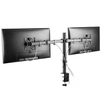 Suporte Articulado 2 Monitores 15 A 32 Base Morsa T1224c Central Suportes