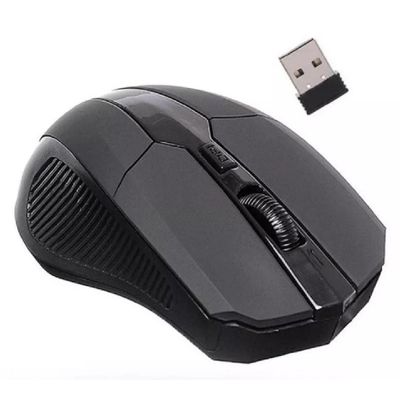 Mouse Sem Fio 1600 Dpi Rf 2,4ghz Ergonômico Usb AMARELO