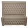Kit Cabeceira De Cama Box E Calçadeira Baú Retro Capitonê Botão Encapados King 195 Cm Suede Capuccino Do Lar Móveis