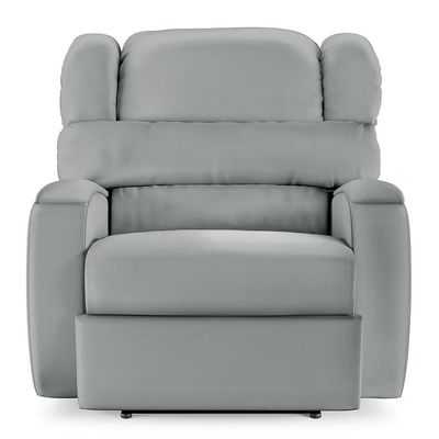 Poltrona Do Papai Reclinável Kalie Power Elétrica Fh9 Pu Cinza - Mpozenato