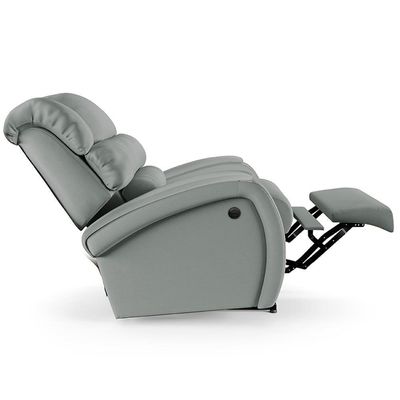 Poltrona Do Papai Reclinável Kalie Power Elétrica Fh9 Pu Cinza - Mpozenato