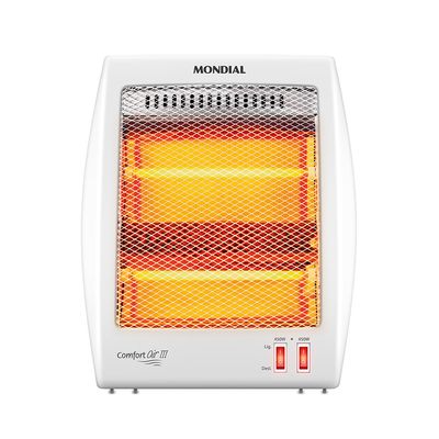 Aquecedor Quartzo Comfort Air III Mondial Branco/Cinza 900W A-16 220V