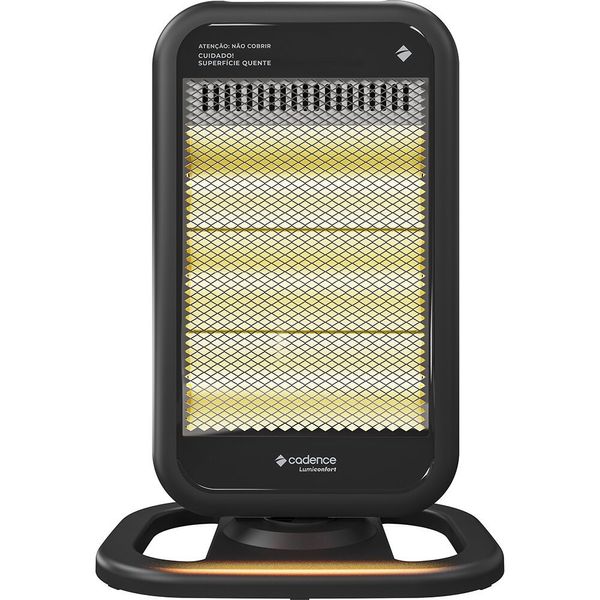 Aquecedor Cadence Halógeno Lumiconfort AQC315 Preto / 110V