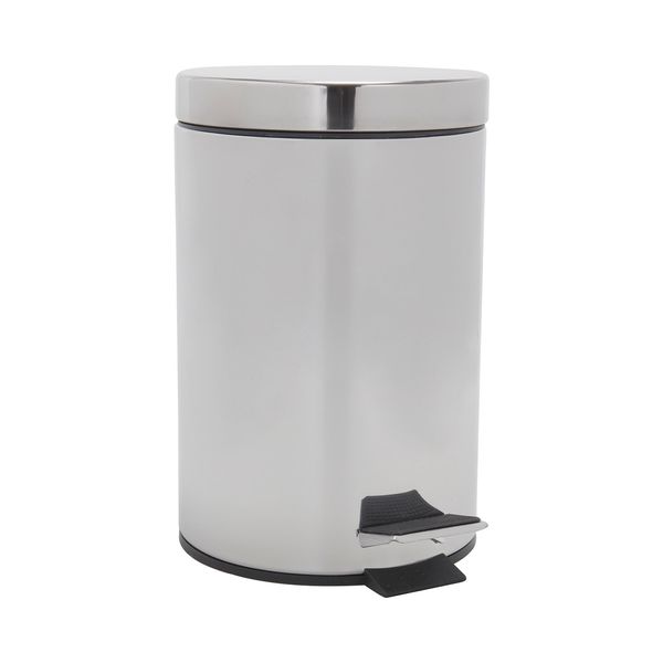 Lixeira de Inox com Pedal Le Shine Prata 3L