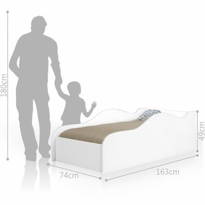Cama Carro Infantil Esportivo Branco