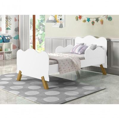 Mini Cama Infantil Nuvem Angel Branca